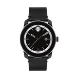 Movado Men's Bold Tr90 Ss Accent Watch, Black