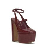 Pialley Ankle Strap Platform Pump