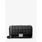 Michael Kors Tribeca Large Quilted Leather Shoulder Bag Black One Size