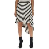Striped Asymmetric Skirt