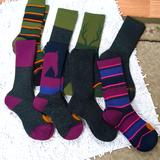 Carhartt Accessories | Carhartt Youth Socks | Color: Green/Purple | Size: Osb