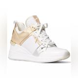 Michael Kors Shoes | Michael Kors Georgie Trainer | Color: White | Size: 9
