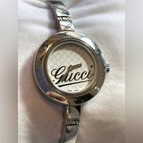 Gucci Accessories | Gucci Women's Ya105518 105 Stainless Steel Bangle Watch | Color: Silver | Size: Os