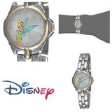 Disney Accessories | Disney Tinkerbell Two Tone Crystal Women’s Watch | Color: Gold/Silver | Size: Os
