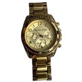 Michael Kors Accessories | Michael Kors Women's Chronograph Gold-Tone Stainless Steel Watch | Color: Gold | Size: Os