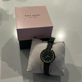 Kate Spade Accessories | Kate Spade New York Women's Park Row Stainless Steel And Silicone Quartz Watch | Color: Black/White | Size: Os