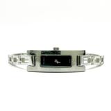 Gucci Accessories | Gucci 3900l Swiss Made Black Dial Stainless Steel Ladies Watch - New Battery | Color: Black/Silver | Size: Os