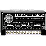 RDL ST-MX2 Two-Channel Audio Mixer with Mic/Line Inputs and Outputs ST-MX2