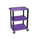 H. Wilson Company Commercial Book Cart Plastic in Indigo, Size 34.0 H x 24.0 W x 18.0 D in | Wayfair WT34PS