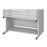 Safco Products Company Facil Flat Files Filing Cabinet Metal in White, Size 20.5 H x 40.25 W x 25.75 D in | Wayfair 4971LG
