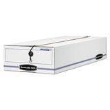 Fellowes Mfg. Co. Bankers Box Liberty Storage Box, Card Size, 12/Carton in Blue/White, Size 24.0 H x 42.25 W x 2.38 D in | Wayfair FEL00003