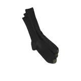 Gold Toe® Men's 3-Pack Fluffie Acrylic Socks, Black, M (10 - 13)