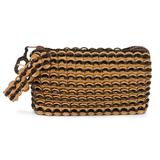 'Bronze Hope and Change' - Hand Loomed Aluminum Wristlet from Brazil