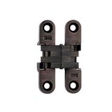 SOSS Model 204 Invisible Cabinet Hinge in Brown, Size 2.375 H x 0.5 W x 0.7187 D in | Wayfair 204CUS10BL