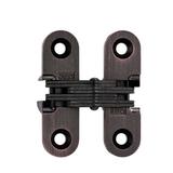 SOSS Model 203 Invisible Cabinet Hinge in Brown, Size 1.75 H x 0.5 W x 0.7187 D in | Wayfair 203CUS10BL