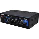 Pyle Pro PTA4 Mini 2 x 120 Watt Stereo Power Amplifier w/ AUX/CD Input PTA4