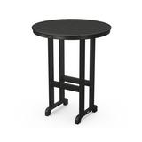 POLYWOOD® La Casa Café Bar Table Wicker/Rattan in Black, Size 42.0 H x 35.13 W x 35.13 D in | Wayfair RBT236BL