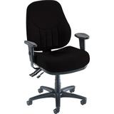 Lorell Baily Series Task Chair Upholstered in Black, Size 39.0 H x 26.9 W x 28.0 D in | Wayfair LLR81103
