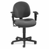 Lorell Millenia Task Chair Upholstered in Gray, Size 33.0 H x 24.0 W x 24.0 D in | Wayfair LLR80005