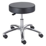 Safco Products Company Height Adjustable Lab Stool w/ Casters Fabric, Size 22.0 H x 23.0 W x 23.0 D in | Wayfair 3431BL