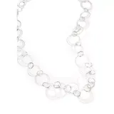 Belk Silver Plated 32 Inch Open Link Necklace