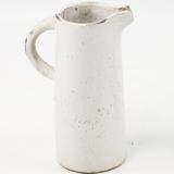 Zentique Medium Tall Pitcher Ceramic in White, Size 15.0 H x 10.0 W in | Wayfair 5311M