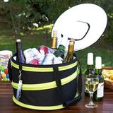 Picnic at Ascot 24 Can Compact Pop-Up Cooler, Polyester in Green, Size 9.0 H x 13.5 W x 13.5 D in | Wayfair 494-A