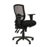 "Alera Etros Series Petite Mid-Back Multifunction Mesh Chair, Black (Aleet4017)"