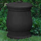 Good Ideas Savannah 30 Gallon Trash Can Plastic in Black, Size 32.0 H x 23.0 W x 23.0 D in | Wayfair SV-URN-BLK