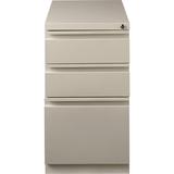 Lorell Fortress 3-Drawer Vertical Filing Cabinet Metal/Steel in Brown, Size 27.8 H x 15.0 W x 22.9 D in | Wayfair 49526