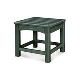 Trex Outdoor Rockport Club 18" Side Table Plastic in Green, Size 16.0 H x 17.75 W x 17.75 D in | Wayfair TXT1818RC