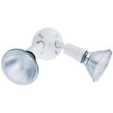Lithonia Lighting Standard Outdoor Security Flood Light, Wood in White, Size 5.0 H x 5.25 W x 3.0 D in | Wayfair OFTH 300PR 120 WH M12