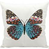 Nourison Outdoor Turquoise Butterfly 18"x18" Pillow