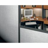 Bush Business Furniture 7" H x 27.25" W Desk Keyboard Platform Metal in Brown, Size 7.0 H x 27.25 W x 15.75 D in | Wayfair AC99801-03