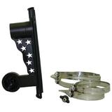 Solar Goes Green Pole Mounting Bracket Plastic/Steel in Gray, Size 8.0 H x 3.0 W x 4.0 D in | Wayfair SGG-PoleMT-S12