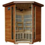 Heatwave Radiant Saunas 3 - Person Indoor FAR Infrared Sauna in Cedar in Brown/Red, Size 75.0 H x 53.0 W x 53.0 D in | Wayfair BSA1312