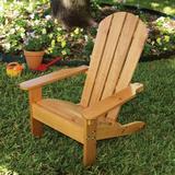KidKraft Outdoor Adirondack Chair Wood in Brown, Size 24.72 H x 19.13 W x 21.89 D in | Wayfair 00083