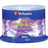 Verbatim DVD+R Double Layer 8.5GB 8x Recordable Disc (Spindle Pack of 50) 97000