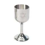 Israel Giftware Design Pewter Kiddush Cup Pewter in Gray, Size 6.25 H in | Wayfair PG-74