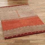 Path in Sand Rectangle Rug Brown, 5' x 8', Brown