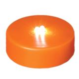 Gerson 37272 - 2.75" Orange Battery Operated LED Flashing Strobe Pumpkin Light (Batteries Included) for Halloween
