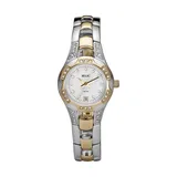 Relic by Fossil Women's Crystal Two Tone Watch, Size: Small, Multicolor