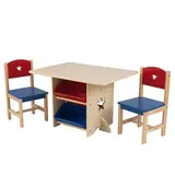 KidKraft Star Table and Chair Set, Multicolor