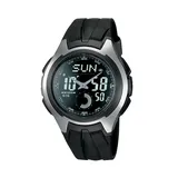 Casio Men's Analog & Digital Chronograph Sport Watch - AQ160W-1BV, Black