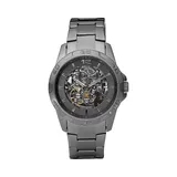 Relic by Fossil Men's Stainless Steel Automatic Skeleton Watch, Size: Large, Grey
