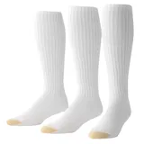 Men's GOLDTOE Ultra TEC Over-the-Calf Socks, Size: 6-12, White