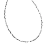 "PRIMROSE Sterling Silver Rolo-Link Chain Necklace - 18-in., Women's, Size: 18"", Grey"