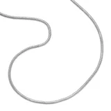 "PRIMROSE Sterling Silver Snake Chain Necklace, Women's, Size: 18"", Grey"