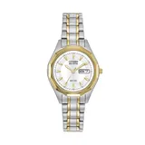 Citizen Eco-Drive Women's Two Tone Stainless Steel Watch - EW3144-51A, Size: Small, Multicolor