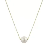 "14k Gold Freshwater Cultured Pearl Necklace, Women's, Size: 18"", White"